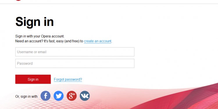 Opera Sync Forces Users to