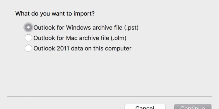 What do you want to import