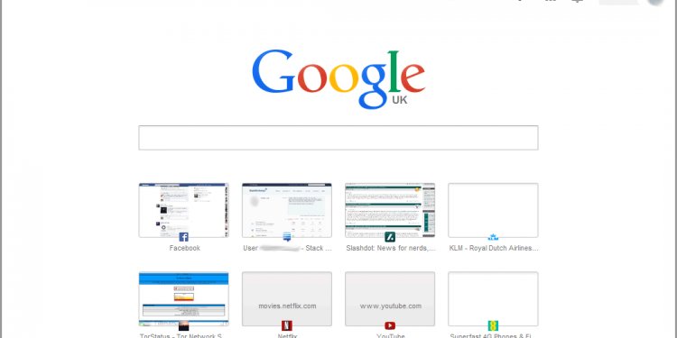 Chrome New Tab page