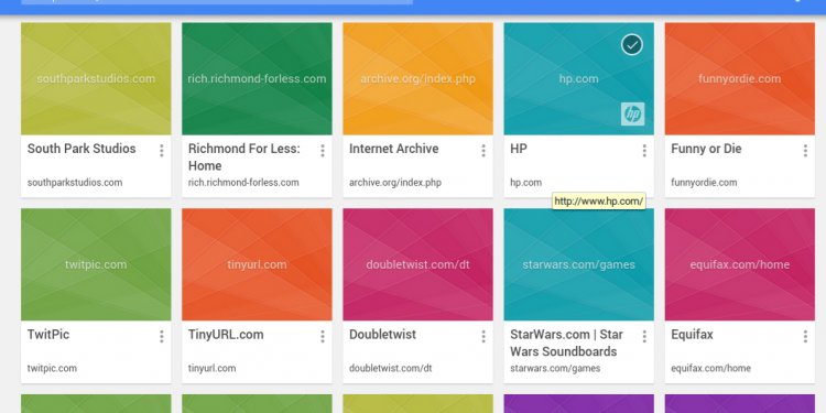 Chrome bookmark manager