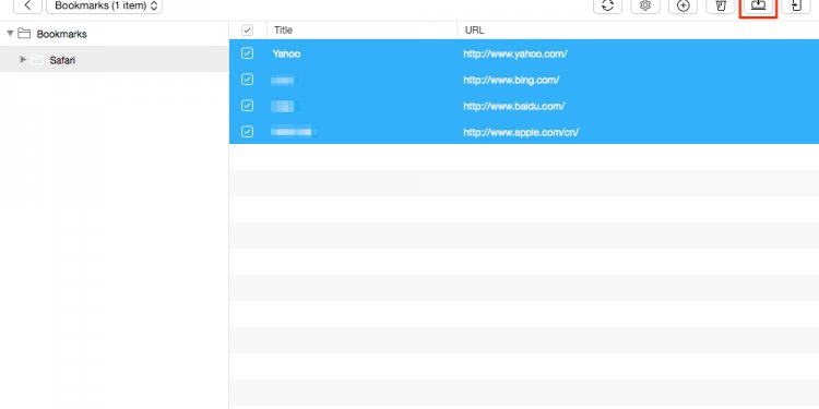 How to Export Safari Bookmarks