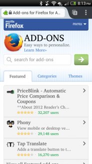 android addons