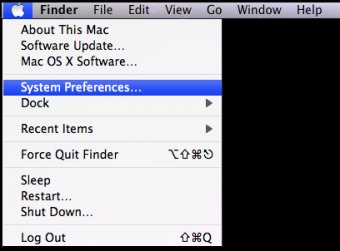 Apple Menu: System Preferences