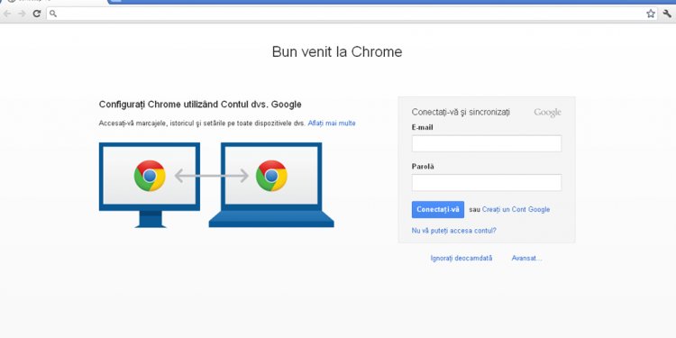 Google Chrome Sign in