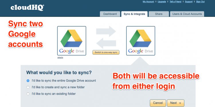 Google accounts Sync