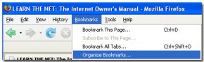 Create folders to prepare your Firefox bookmarks