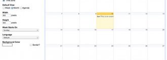 Embed builder in Bing Calendar