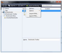 export your Firefox bookmarks making use of the back-up option