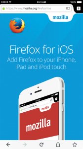 Firefox for iOS