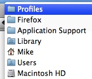 Firefox Profiles Folder
