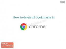 how exactly to Delete Bookmarks In Chrome