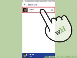 Image titled Access Bookmarks on Pandora Step 6