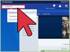 Image titled Access Bookmarks on Pandora Step 9