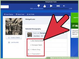 Image titled Access Bookmarks on Pandora Step 10