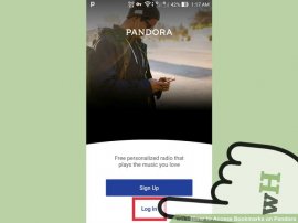 Image titled Access Bookmarks on Pandora action 2