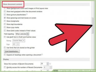 Image titled Add a Bookmark in Microsoft keyword Step 7