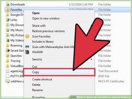 Image titled Back Up Favorites in Internet Explorer Step 4