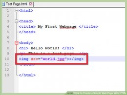 Image titled Create a Simple web site With HTML action 9