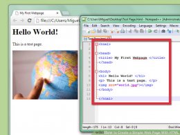 Image titled Create a Simple Web Page With HTML action 2