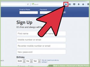 Image titled Delete a Bookmark in Mozilla Firefox action 3