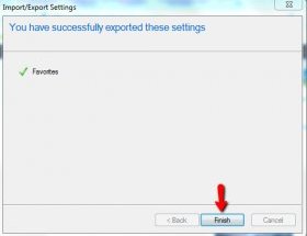 Internet-Explorer-Export-Favourites-Successful