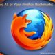 Restore bookmarks in Firefox