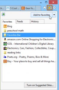 screenshot of Internet Explorer 11