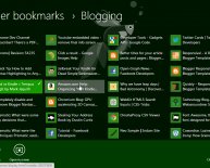 Chrome bookmarks page