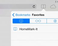 Clear bookmarks iPad
