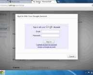 Google Chrome Sign in and sync