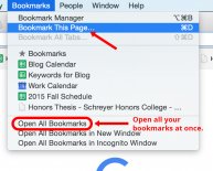 Keep bookmarks online