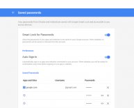 Sync Chrome passwords