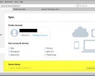 Synchronize bookmarks Firefox