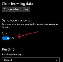 Microsoft Edge, sync, preferences, reading list, devices, Microsoft windows 10, Microsoft windows 10 mobile phone